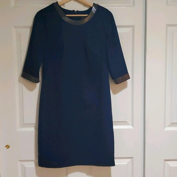 Navy Blue Cocktail Dress - Picture 1 of 3